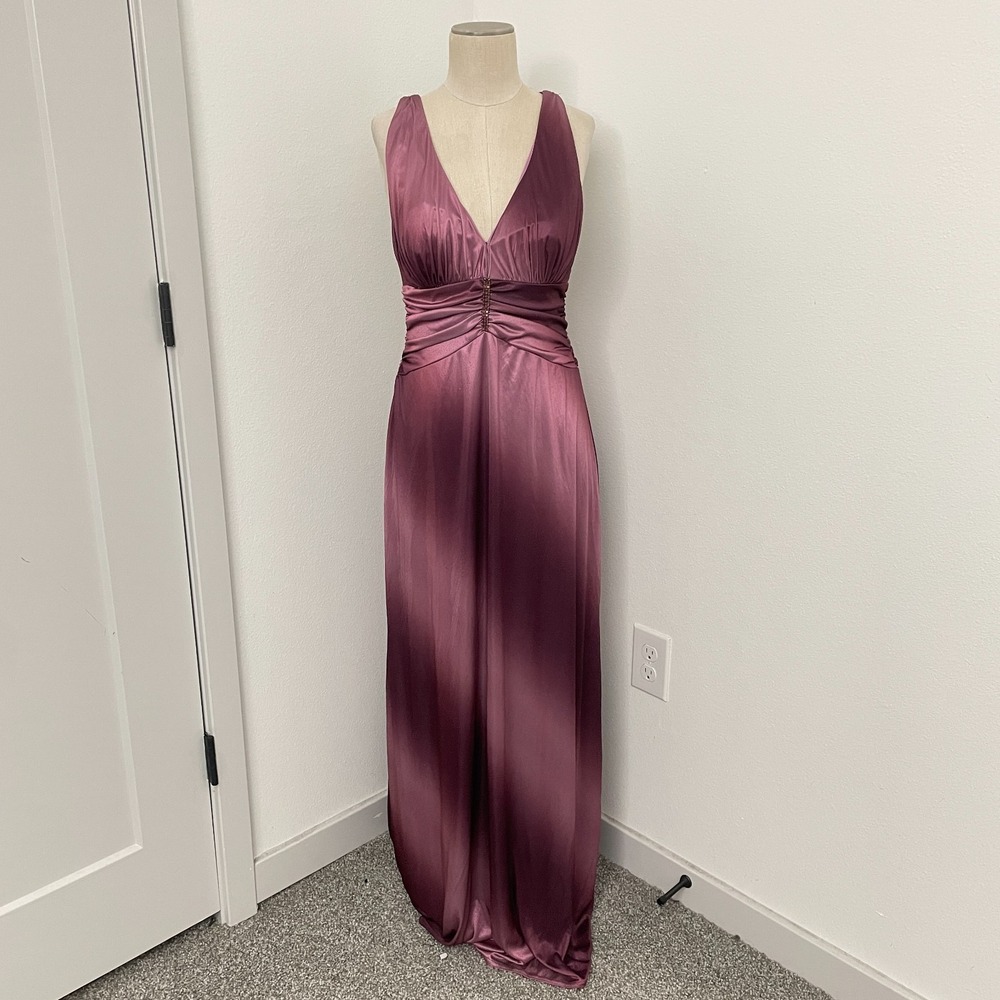 City Triangles Dress Juniors 11 Pink Fairy Femme Maxi Coquette Prom Halter